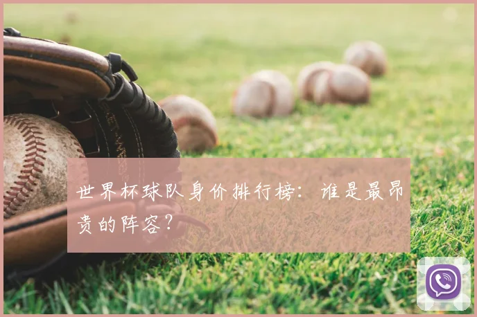 世界杯球队身价排行榜:谁是最昂贵的阵容?
